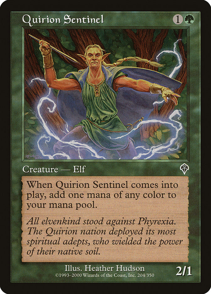 MTG Card Title: Quirion Sentinel INV/204