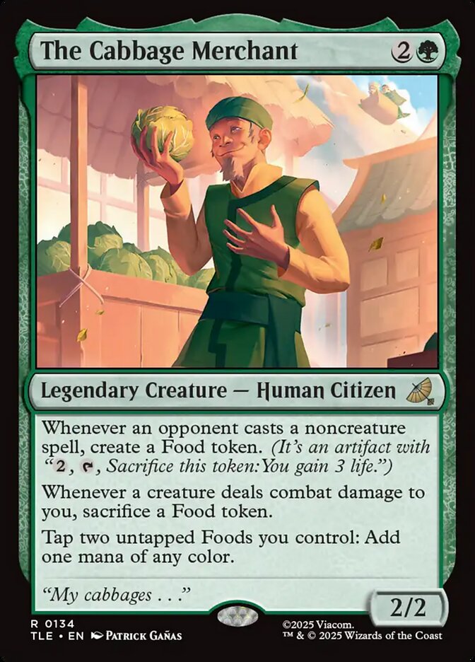 MTG Card Title: The Cabbage Merchant TLE/134