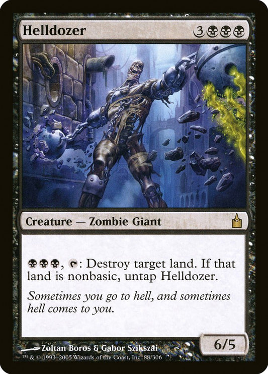 MTG Card Title: Helldozer RAV/88