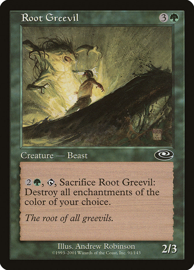 MTG Card Title: Root Greevil PLS/91