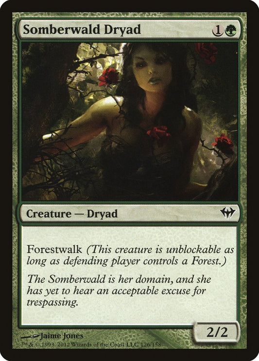 MTG Card Title: Somberwald Dryad DKA/126
