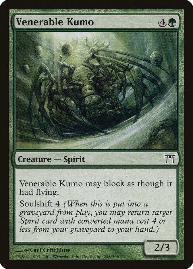 MTG Card Title: Venerable Kumo CHK/248