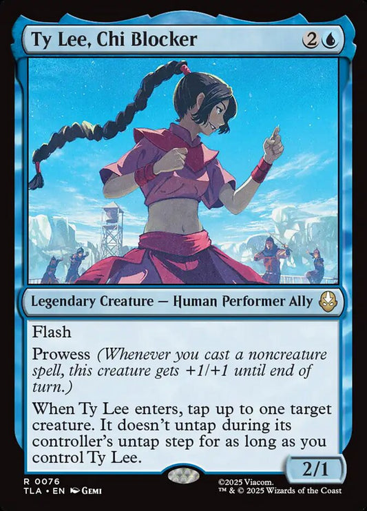 MTG Card Title: Ty Lee, Chi Blocker TLA/76