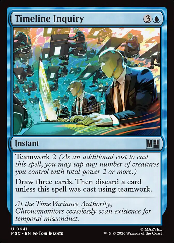 MTG Card Title: Timeline Inquiry MSC/641