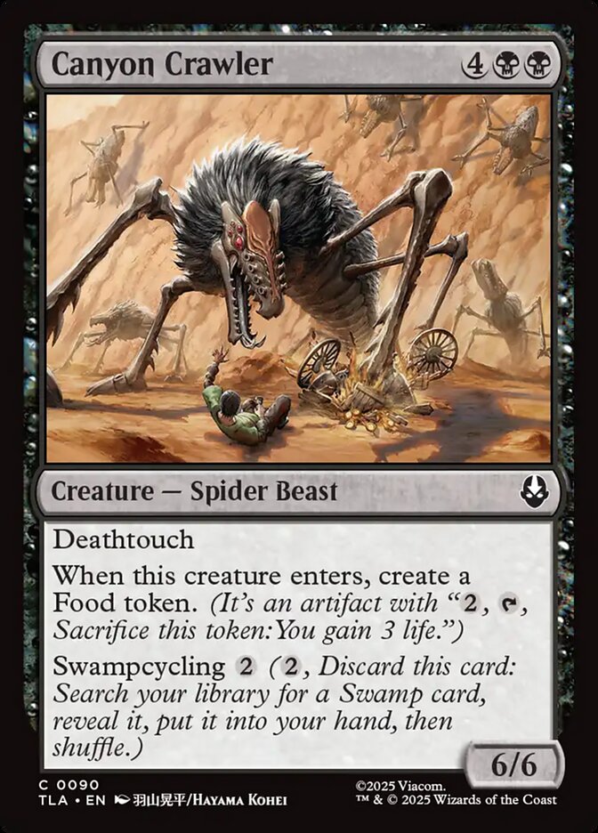 MTG Card Title: Canyon Crawler TLA/90