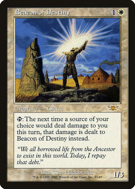 MTG Card Title: Beacon of Destiny LGN/5