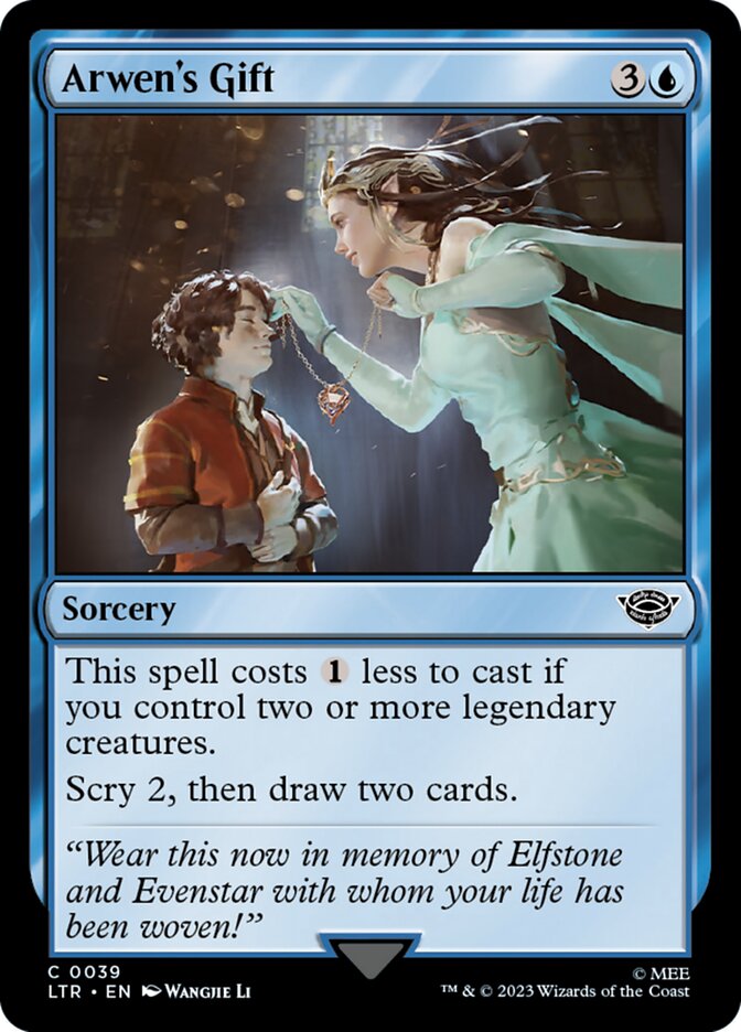 MTG Card Title: Arwen's Gift LTR/39