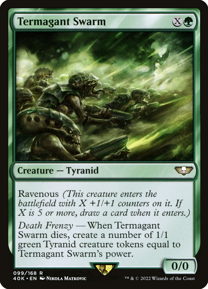 MTG Card Title: Termagant Swarm 40K/99