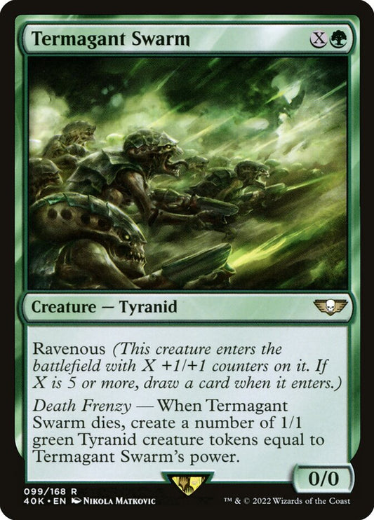 MTG Card Title: Termagant Swarm 40K/99
