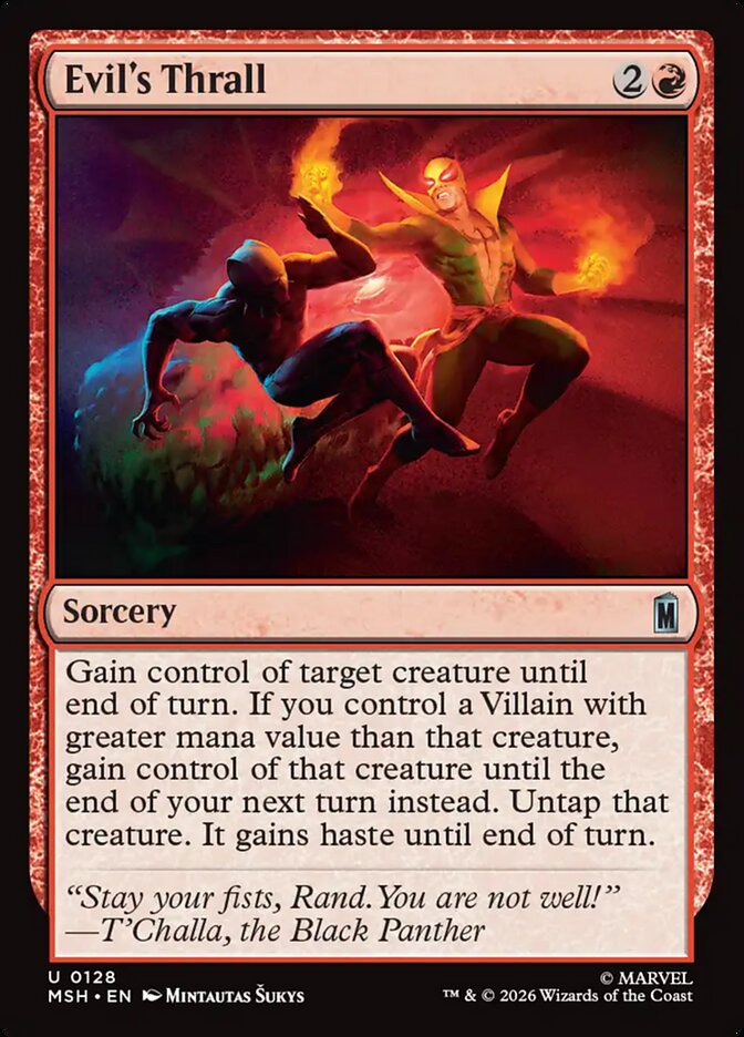 MTG Card Title: Evil's Thrall MSH/128