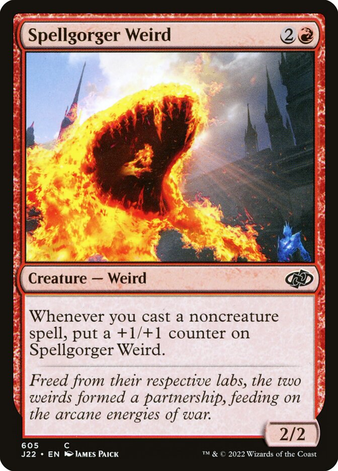 MTG Card Title: Spellgorger Weird J22/605