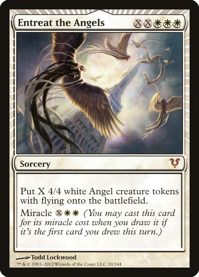 MTG Card Title: Entreat the Angels AVR/20