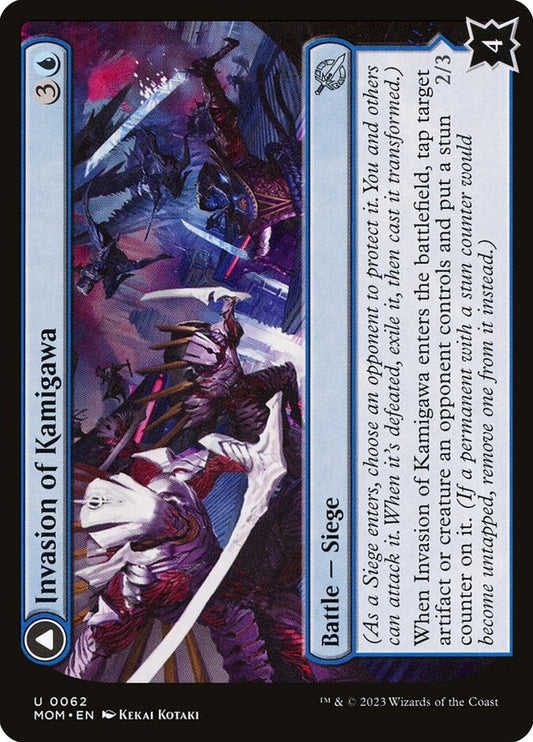 MTG Card Title: Invasion of Kamigawa // Rooftop Saboteurs MOM/62