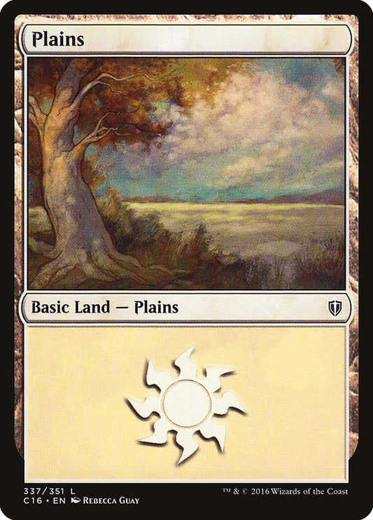 MTG Card Title: Plains C16/337