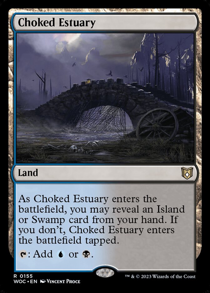 MTG Card Title: Choked Estuary WOC/155