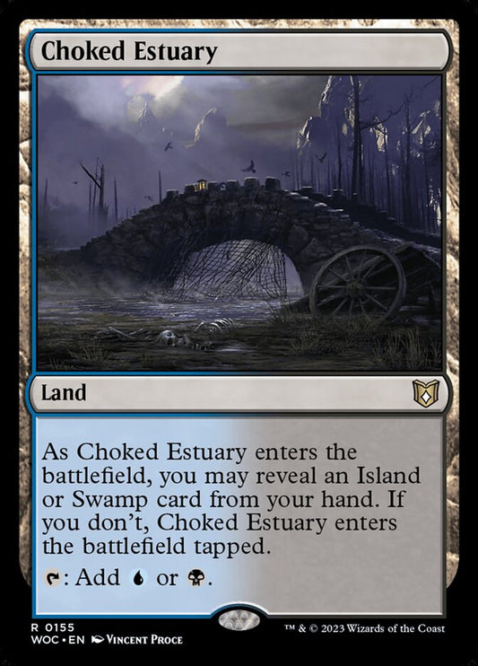 MTG Card Title: Choked Estuary WOC/155