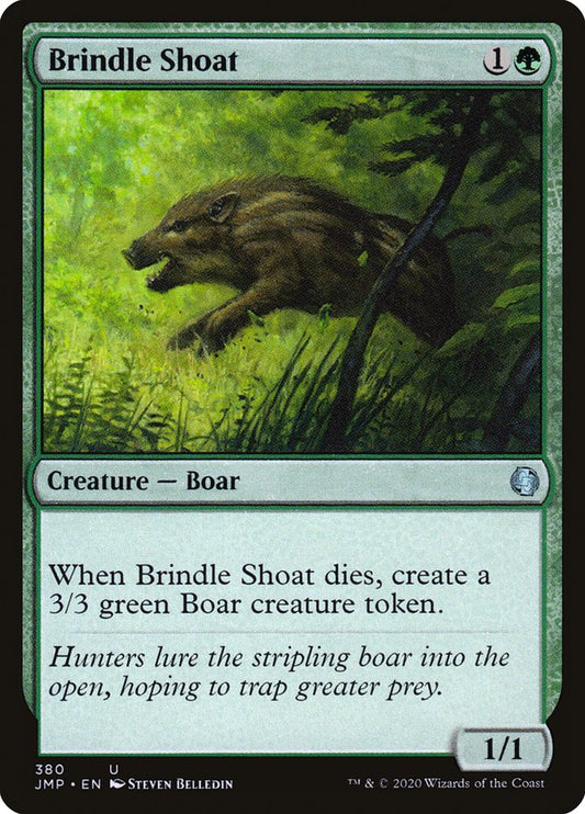 MTG Card Title: Brindle Shoat JMP/380