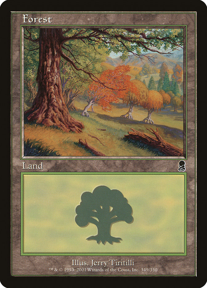 MTG Card Title: Forest ODY/349