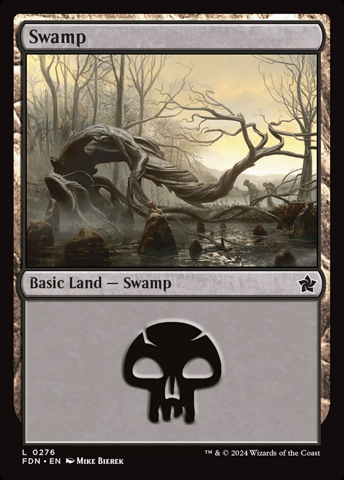 MTG Card Title: Swamp FDN/276