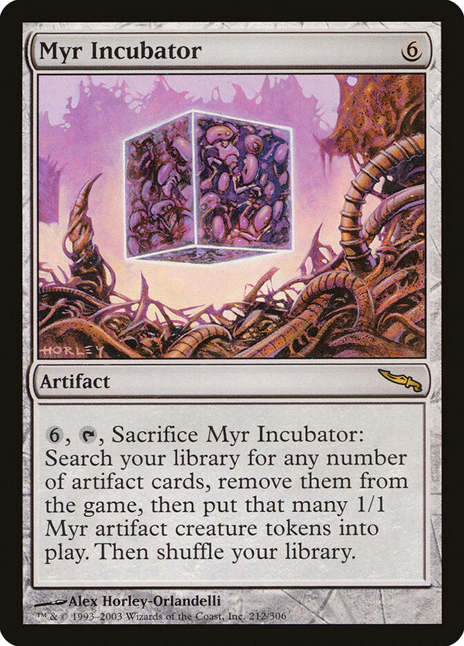 MTG Card Title: Myr Incubator MRD/212
