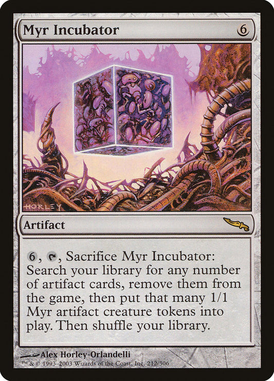 MTG Card Title: Myr Incubator MRD/212