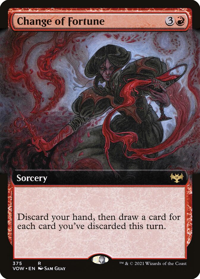 MTG Card Title: Change of Fortune VOW/375
