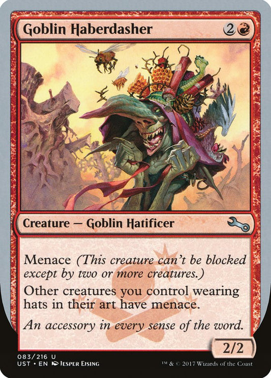MTG Card Title: Goblin Haberdasher UST/83