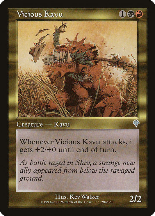 MTG Card Title: Vicious Kavu INV/284