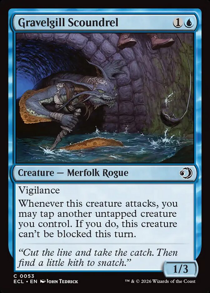 MTG Card Title: Gravelgill Scoundrel ECL/53