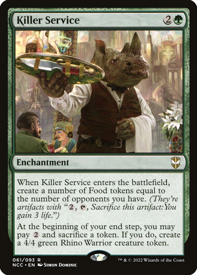 MTG Card Title: Killer Service NCC/61