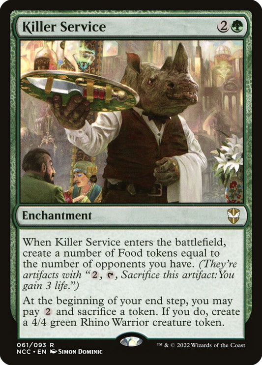 MTG Card Title: Killer Service NCC/61