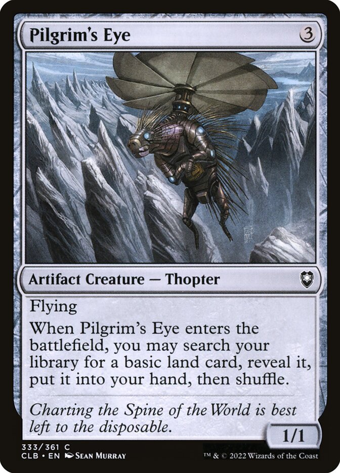 MTG Card Title: Pilgrim's Eye CLB/333