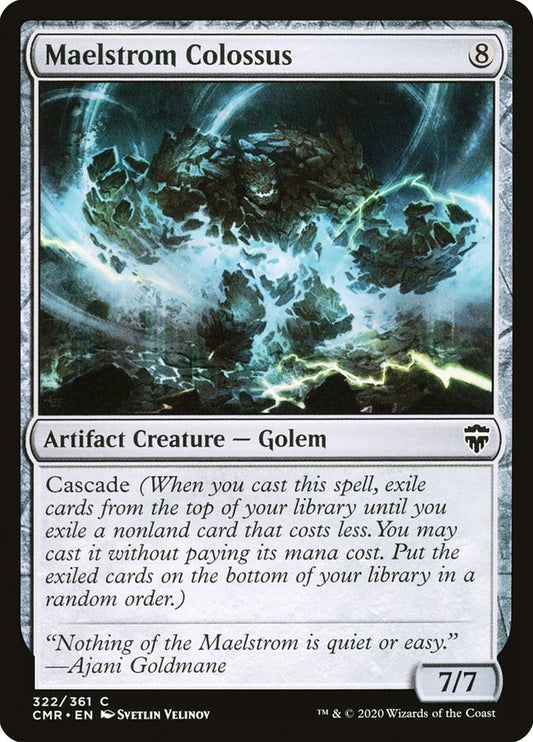 MTG Card Title: Maelstrom Colossus CMR/322