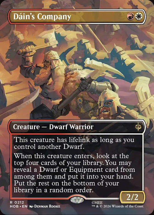 MTG Card Title: Dáin's Company HOB/212