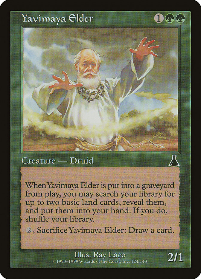 MTG Card Title: Yavimaya Elder UDS/124