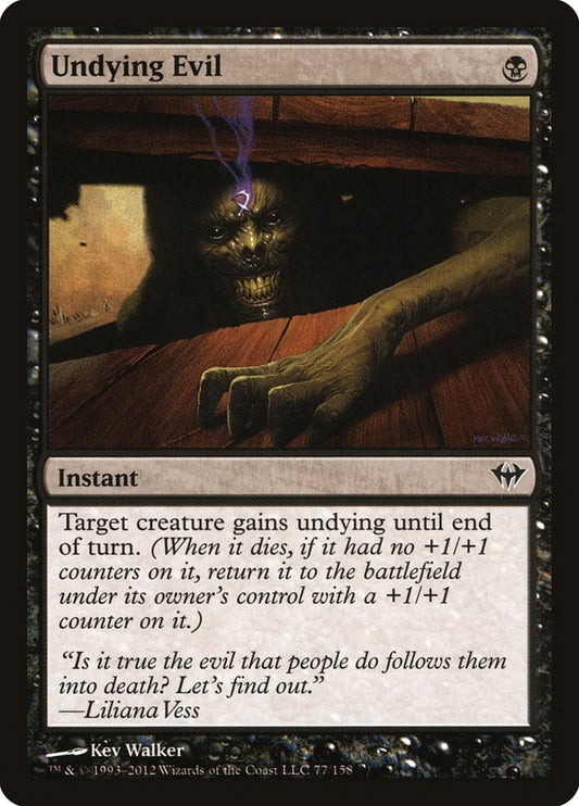MTG Card Title: Undying Evil DKA/77