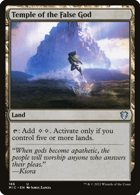 MTG Card Title: Temple of the False God MIC/186
