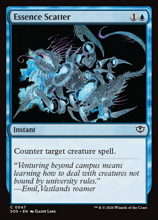 MTG Card Title: Essence Scatter SOS/47