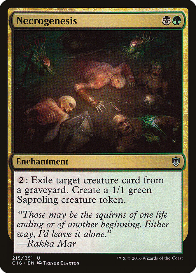 MTG Card Title: Necrogenesis C16/215