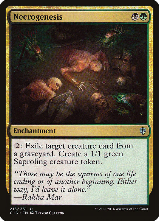 MTG Card Title: Necrogenesis C16/215
