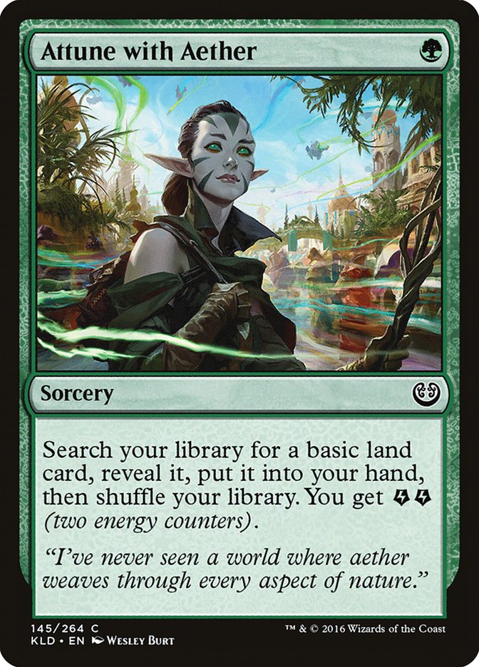 MTG Card Title: Attune with Aether KLD/145
