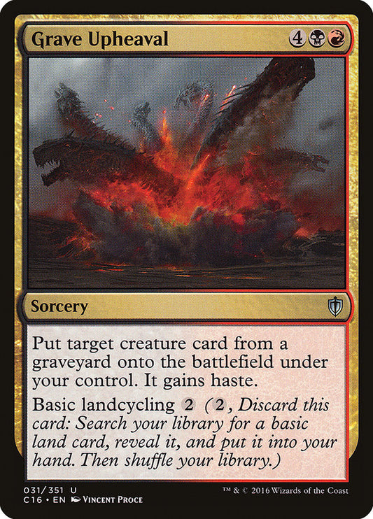 MTG Card Title: Grave Upheaval C16/31
