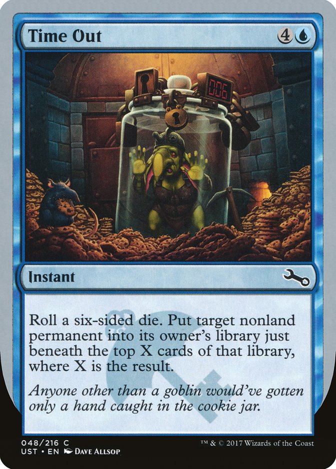 MTG Card Title: Time Out UST/48
