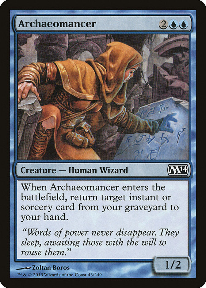 MTG Card Title: Archaeomancer M14/43