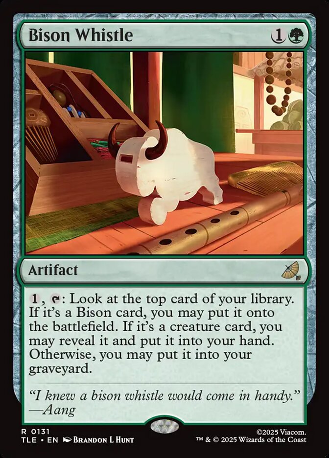 MTG Card Title: Bison Whistle TLE/131