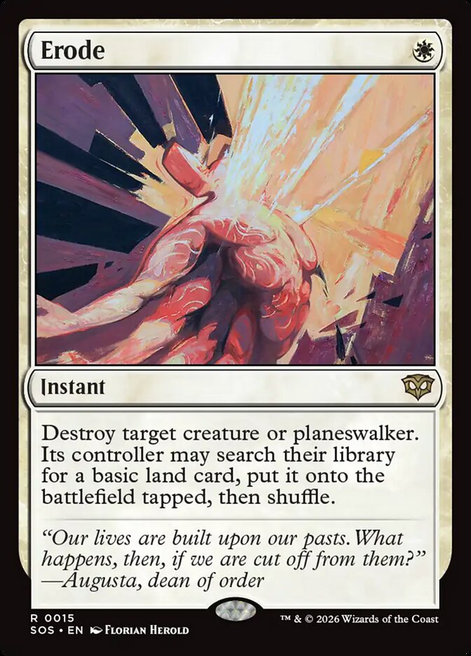 MTG Card Title: Erode SOS/15