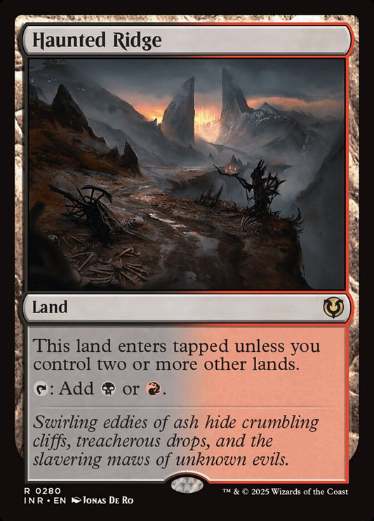 MTG Card Title: Haunted Ridge INR/280