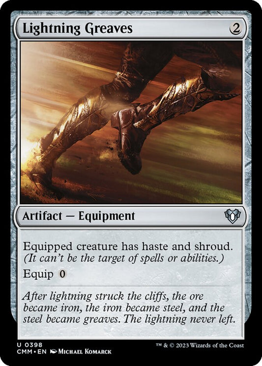 MTG Card Title: Lightning Greaves CMM/398