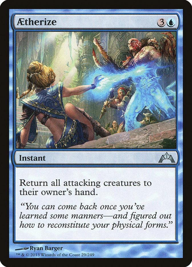 MTG Card Title: Aetherize GTC/29