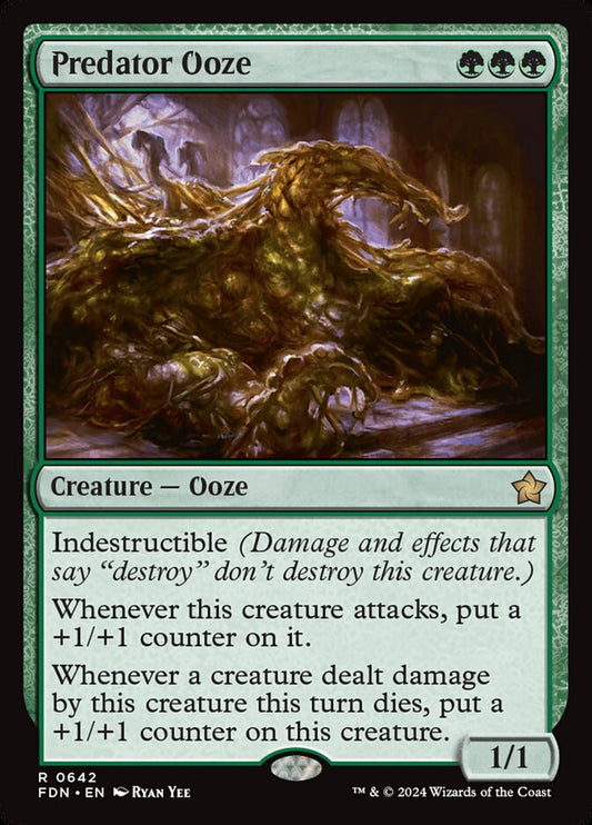 MTG Card Title: Predator Ooze FDN/642